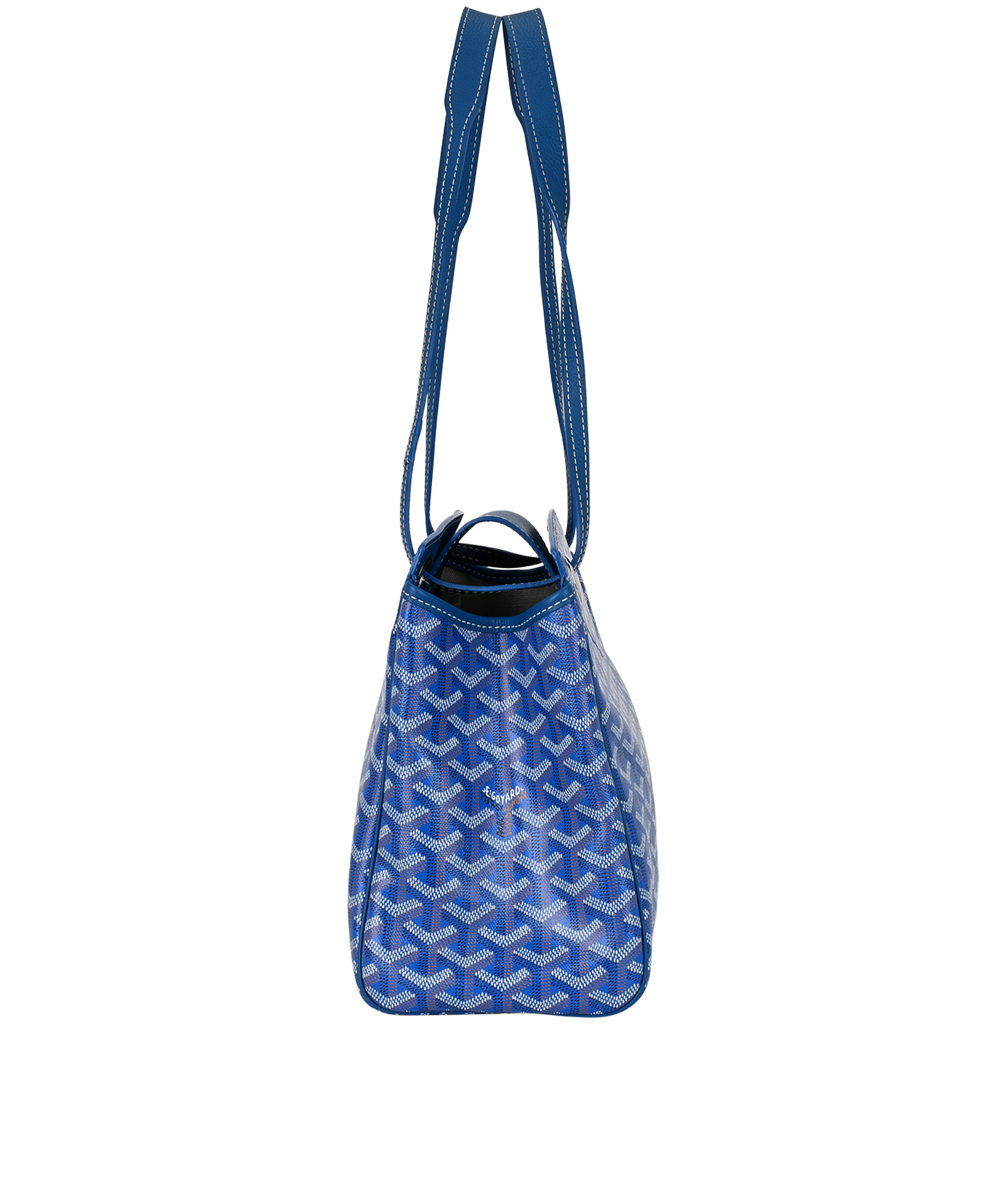 Rouette Souple, &pound;1,400, Handbags, Blue, Canvas, Side view